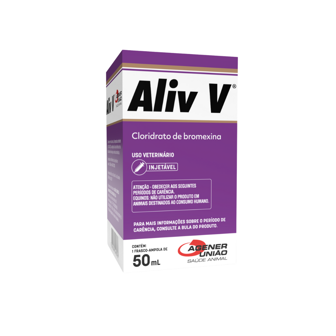 ALIV V INJETAVEL AGENER 50ML