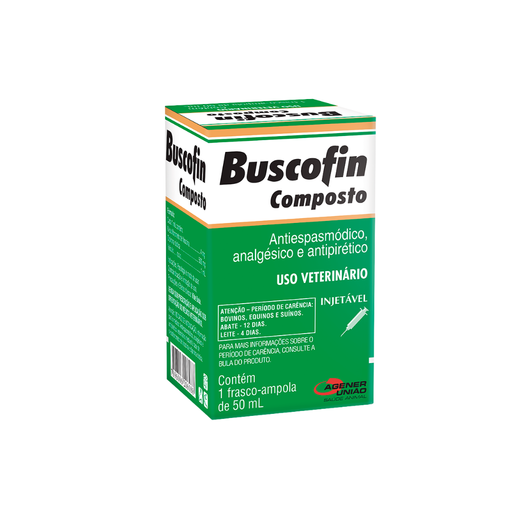 BUSCOFIN COMPOSTO INJETAVEL AGENER 50ML