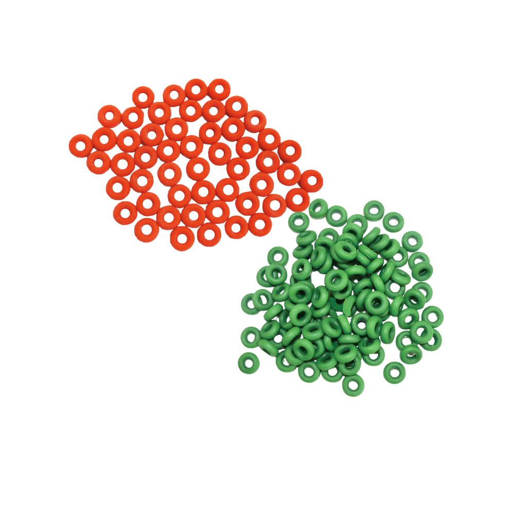 ANEIS PARA CASTRAR VERDE/LARANJA WALMUR