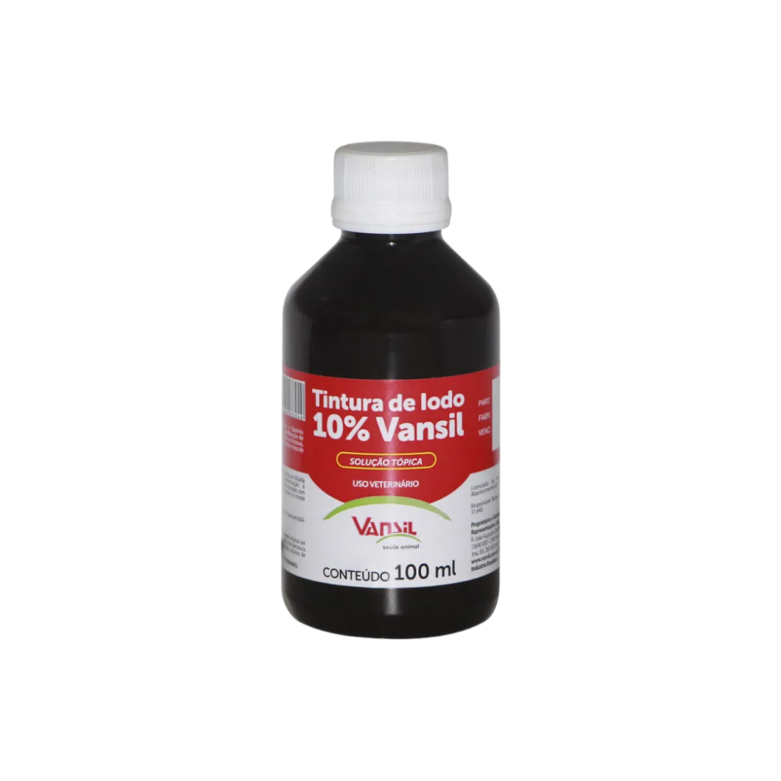 TINTURA DE IODO 10% VANSIL 100ML