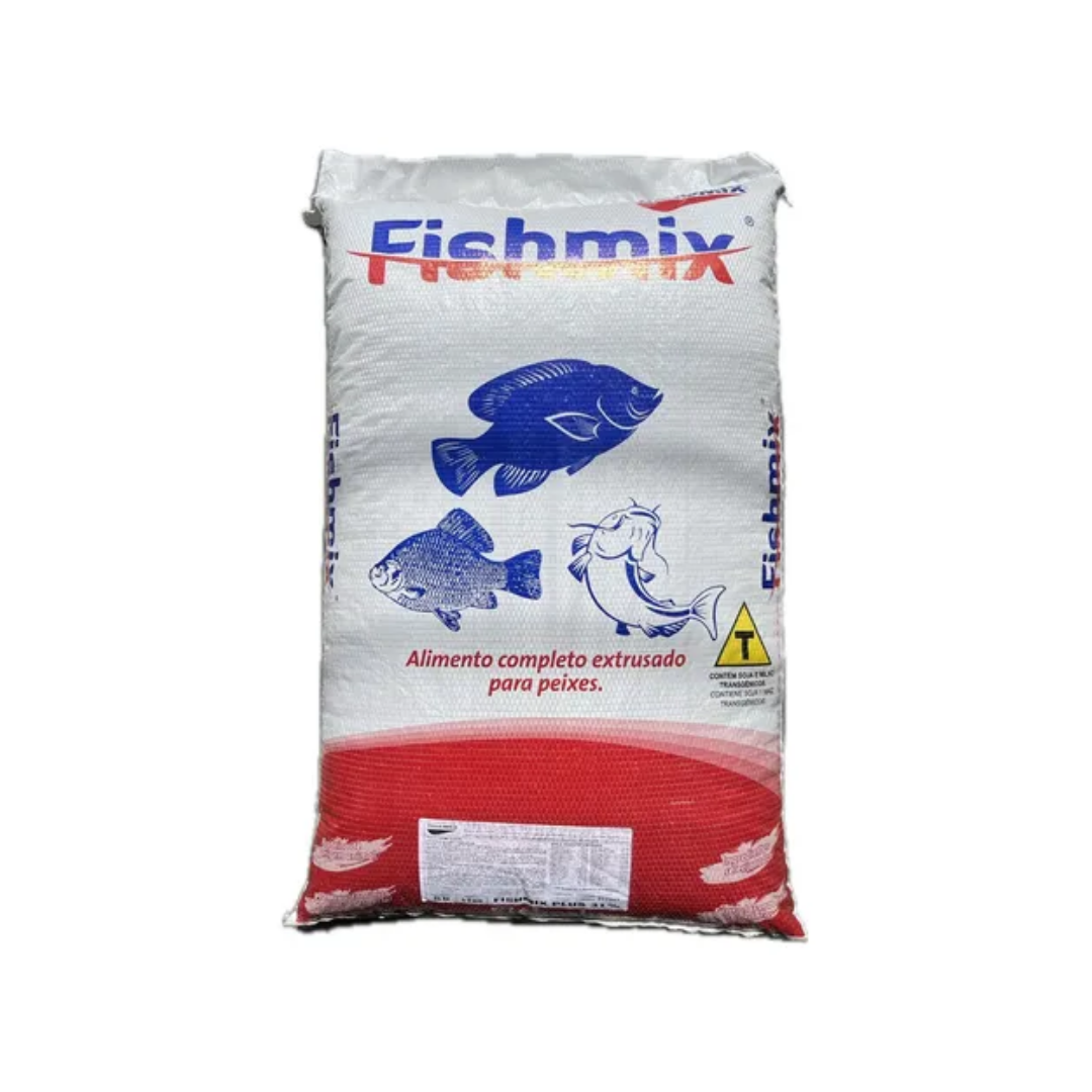 RACAO FISHMIX PLUS INICIAL 33% 2-3M 25KG