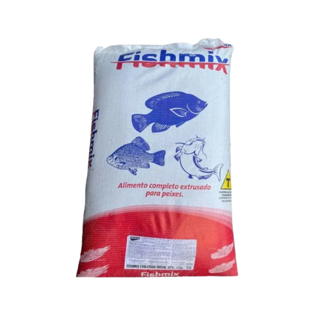 RACAO FISHMIX EVO INICIAL 42% 2-3MM 25KG