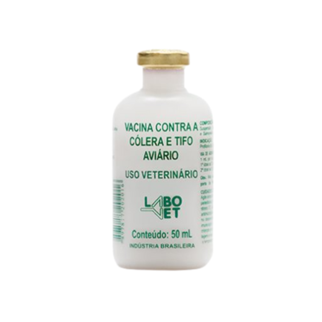 VACINA COLERA E TIFO AVIARIA 50ML