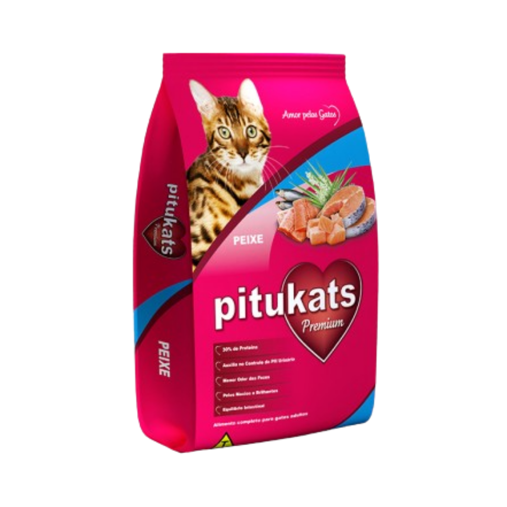 RACAO PITUKATS PEIXE 1KG