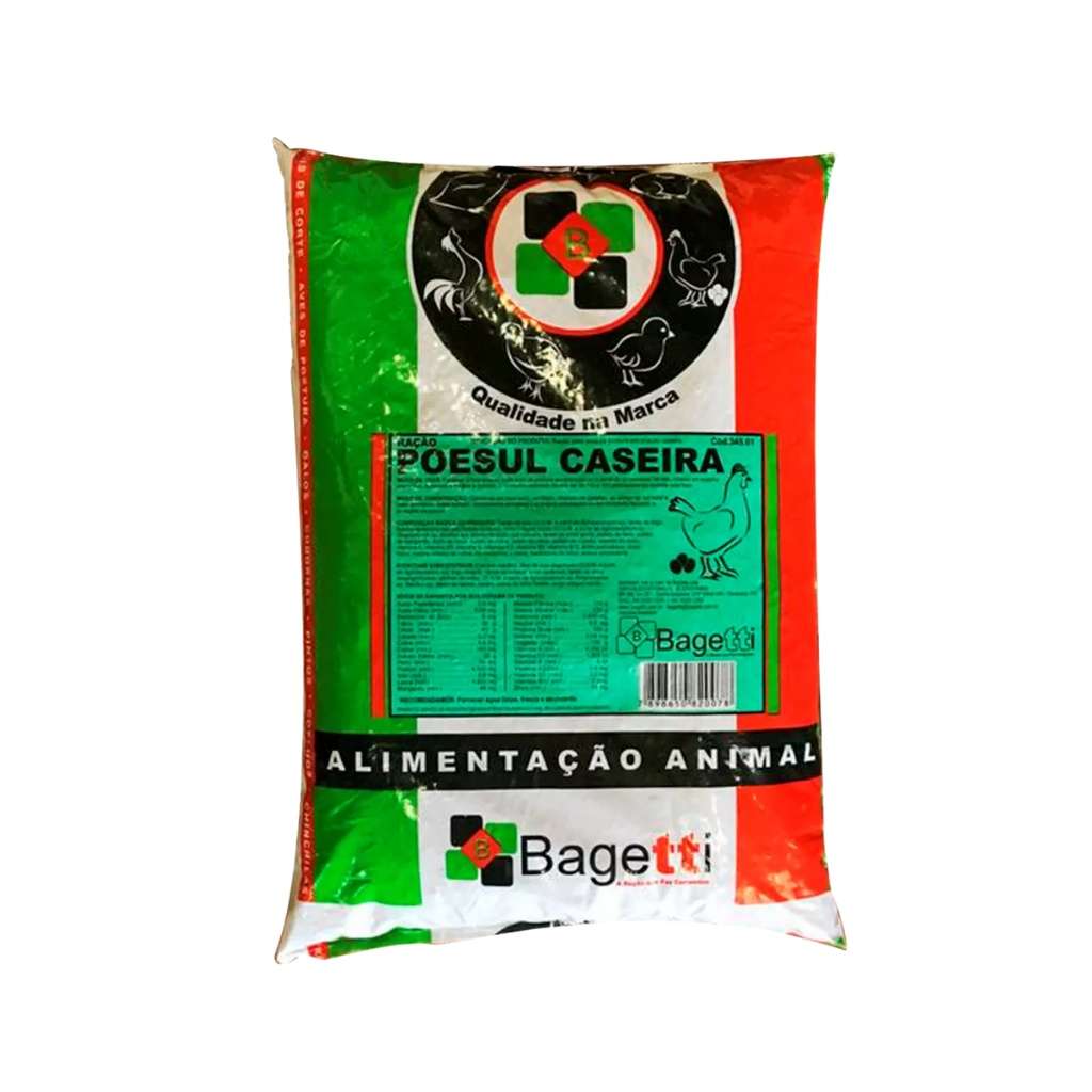 RACAO POESUL CASEIRA TRITURADA 25KG
