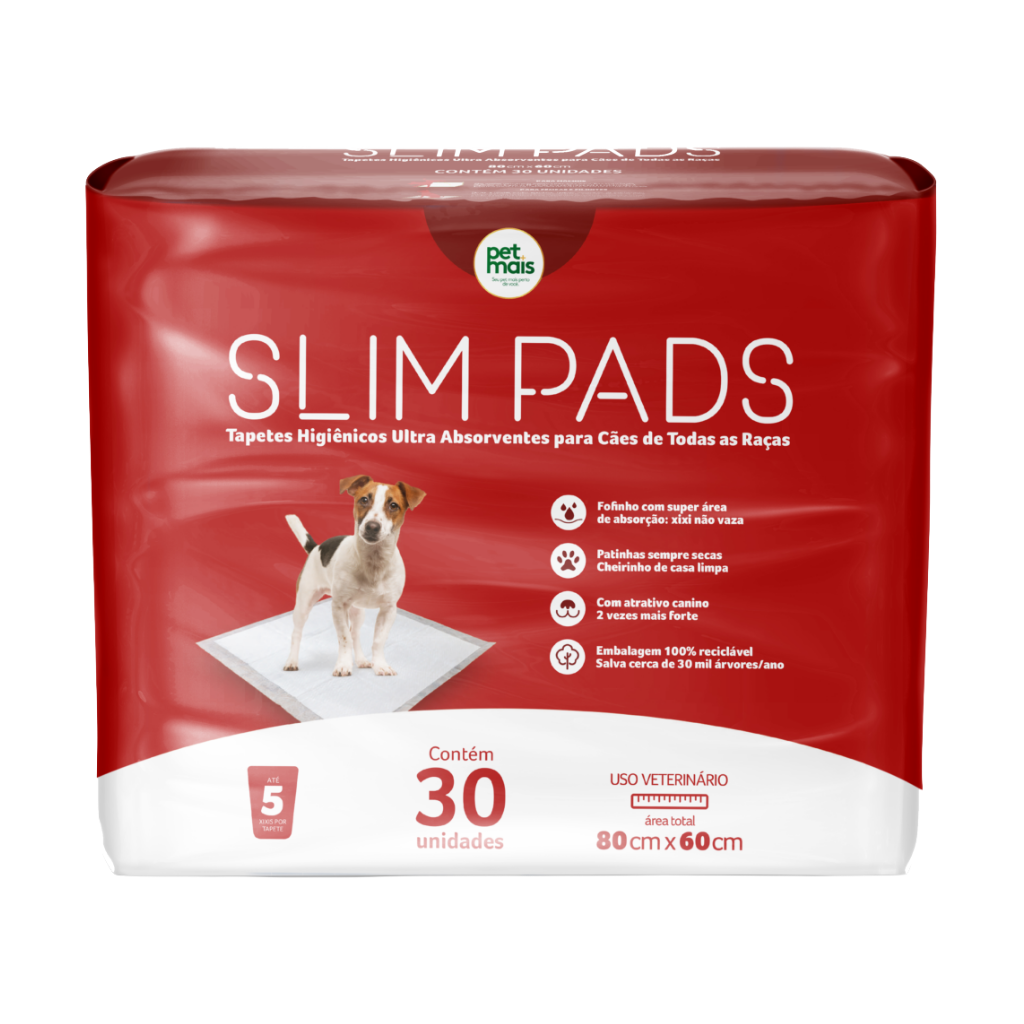 TAPETE HIGIENICO SLIM PADS C/30 UNID