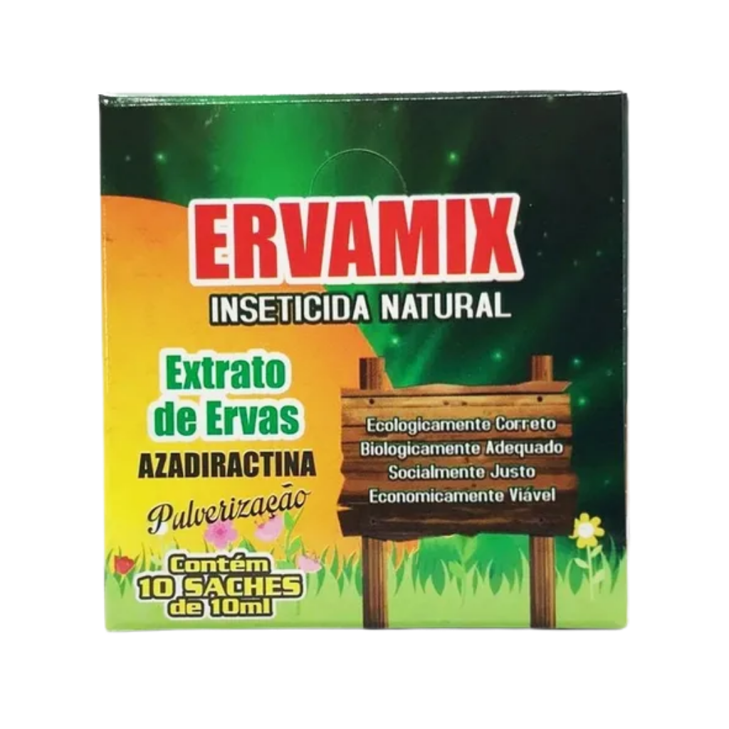 ERVAMIX PULVERIZAÇÃO SACHES DE 10ML CADA