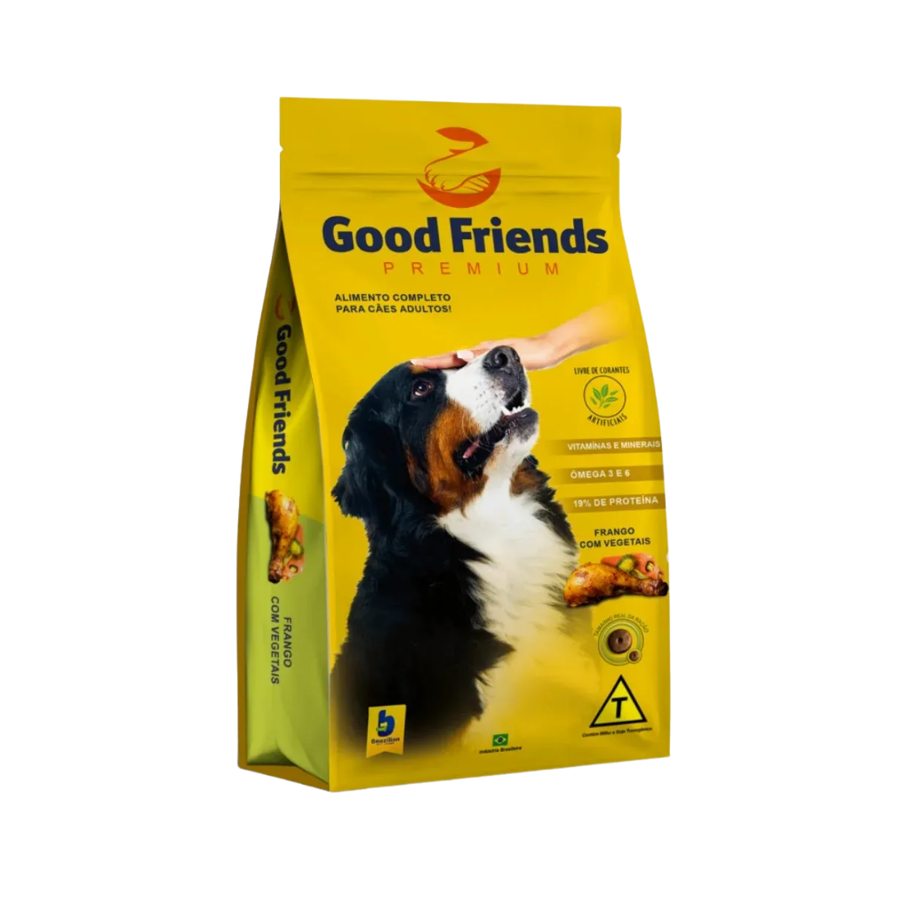 RACAO GOOD FRIENDS CAO FRANGO C VEG 7KG