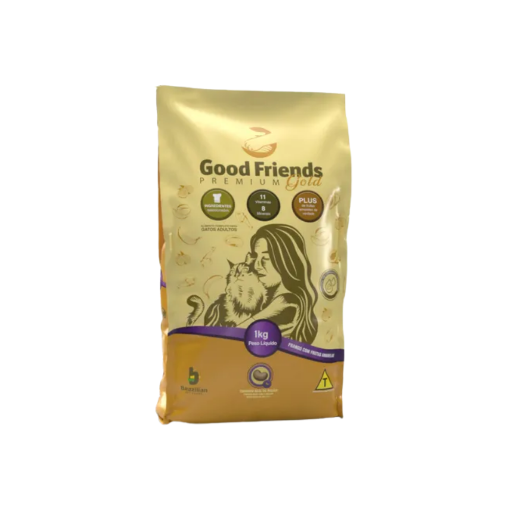 RACAO GOOD FRIENDS GATO AD FRU AM 10,1KG