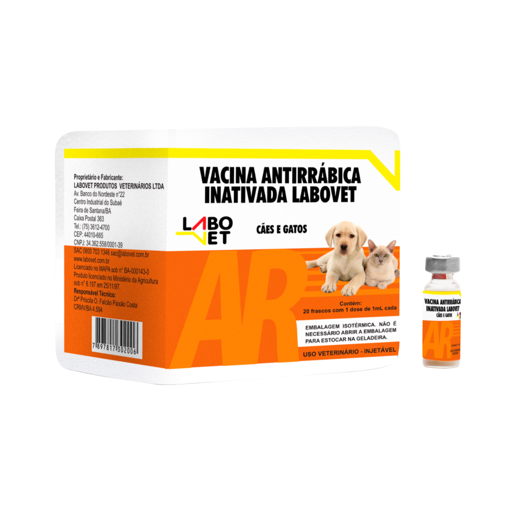 VAC ANTIRABICA 1 DOSE LABOVET