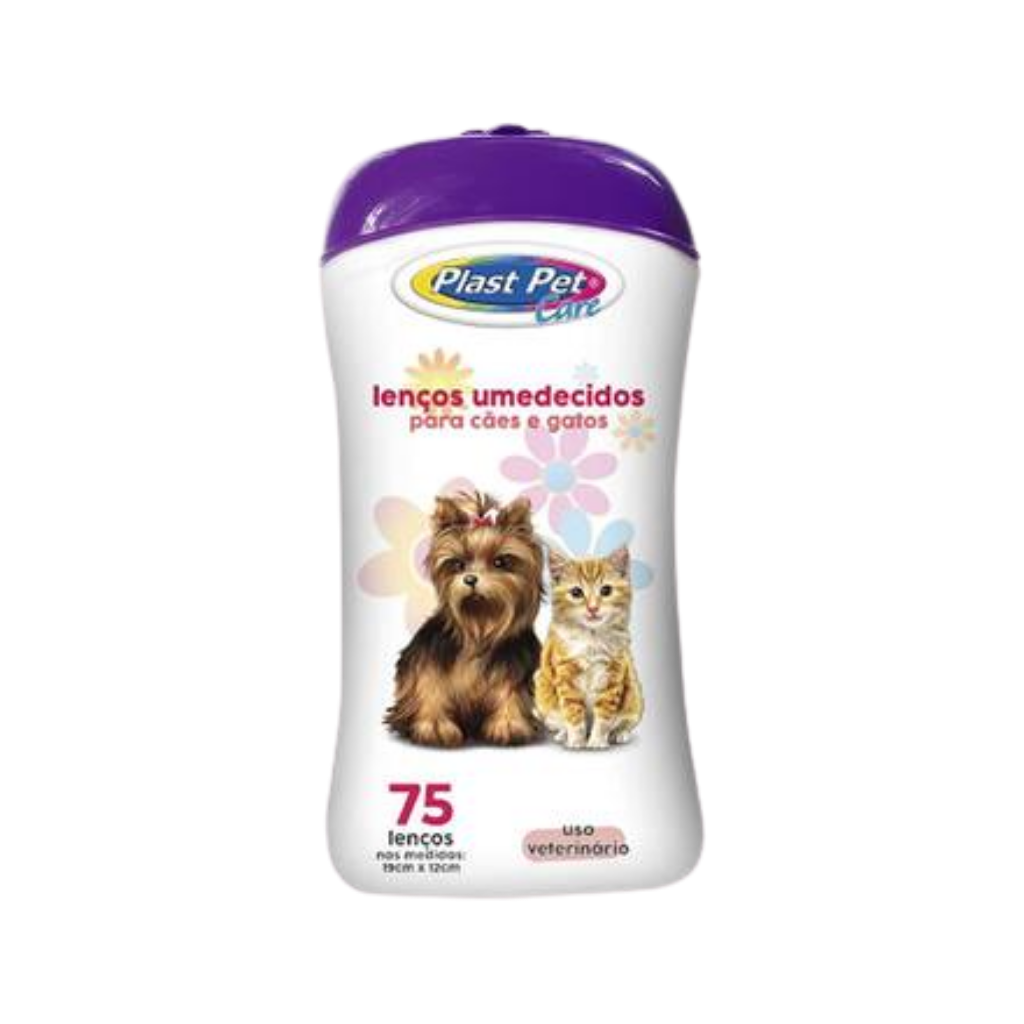 LENCOS UMEDECIDOS PLAST PET CARE C/75UN