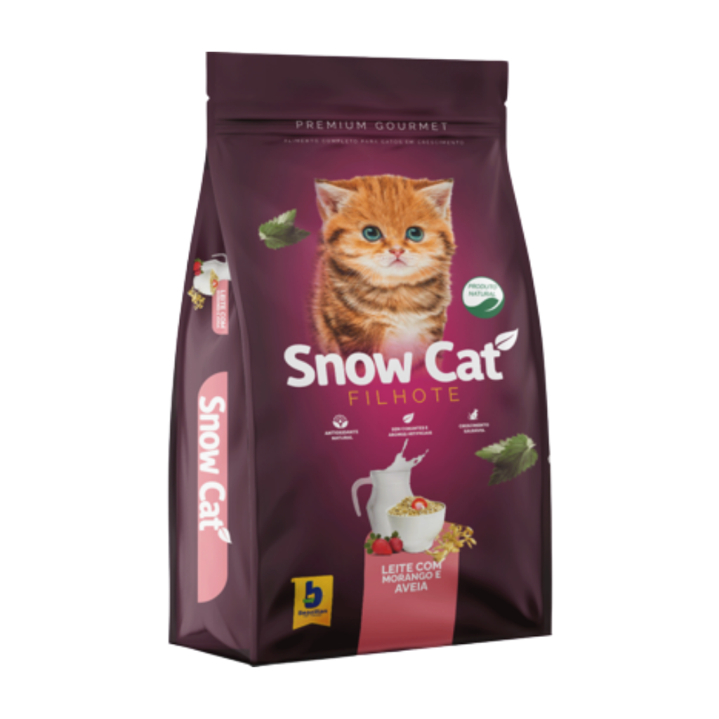 RACAO SNOWCAT FILHOTE LEITE/MOR/AVE 20KG