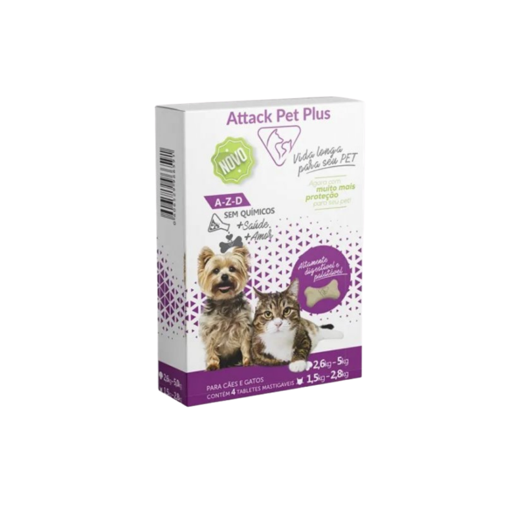 ATTACK PET PLUS 2,6 A 5KG