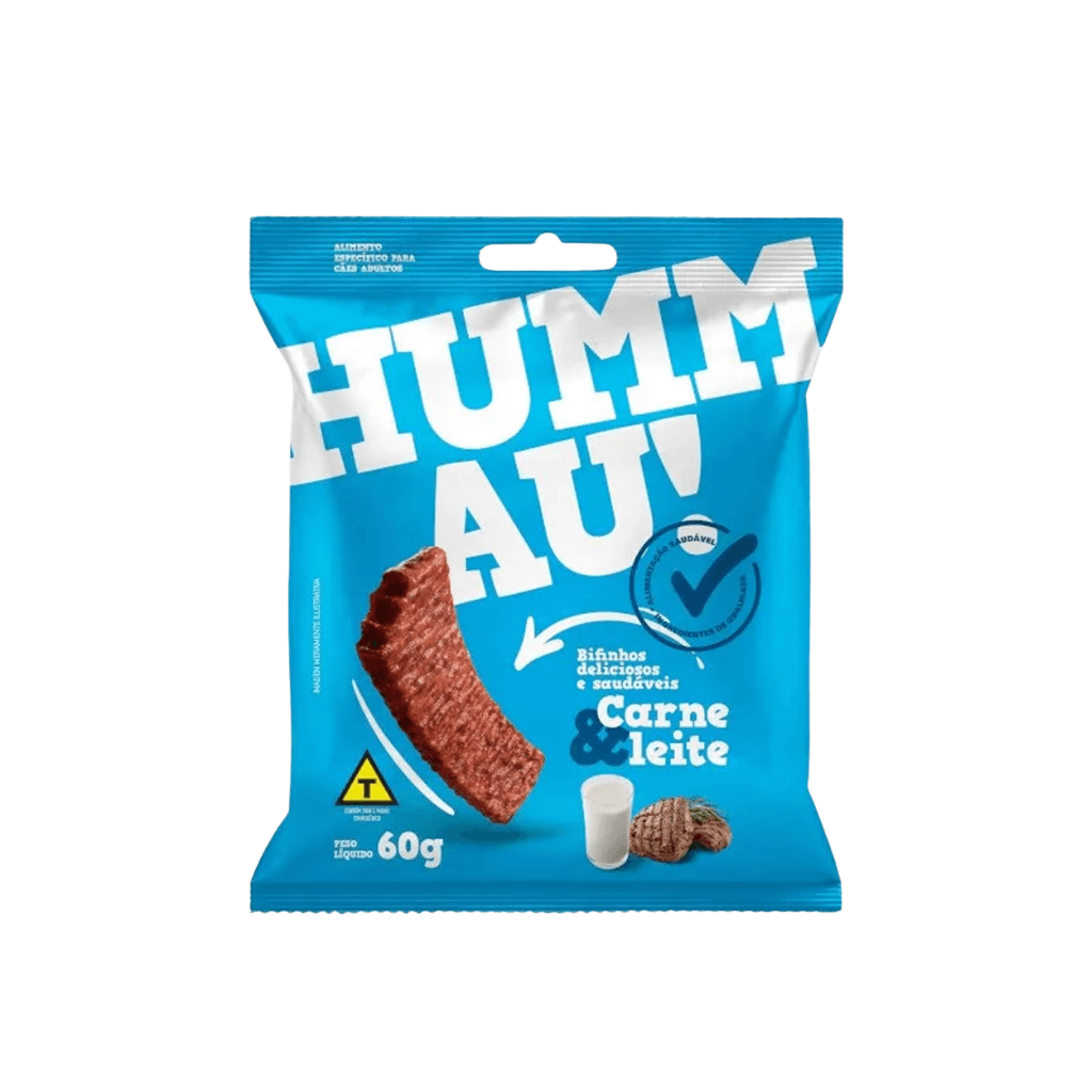 PETMAIS BIFINHO HUMM AU CARNE  LEITE 60G